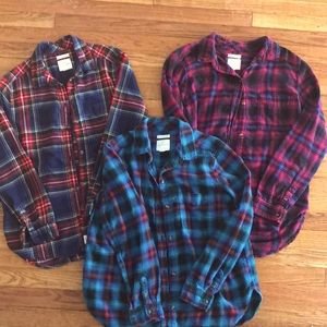 American Eagle Flannels.Ahh-mazingly Soft Material